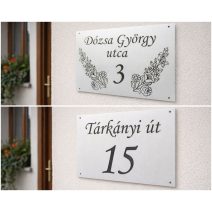 Házszámtáblák